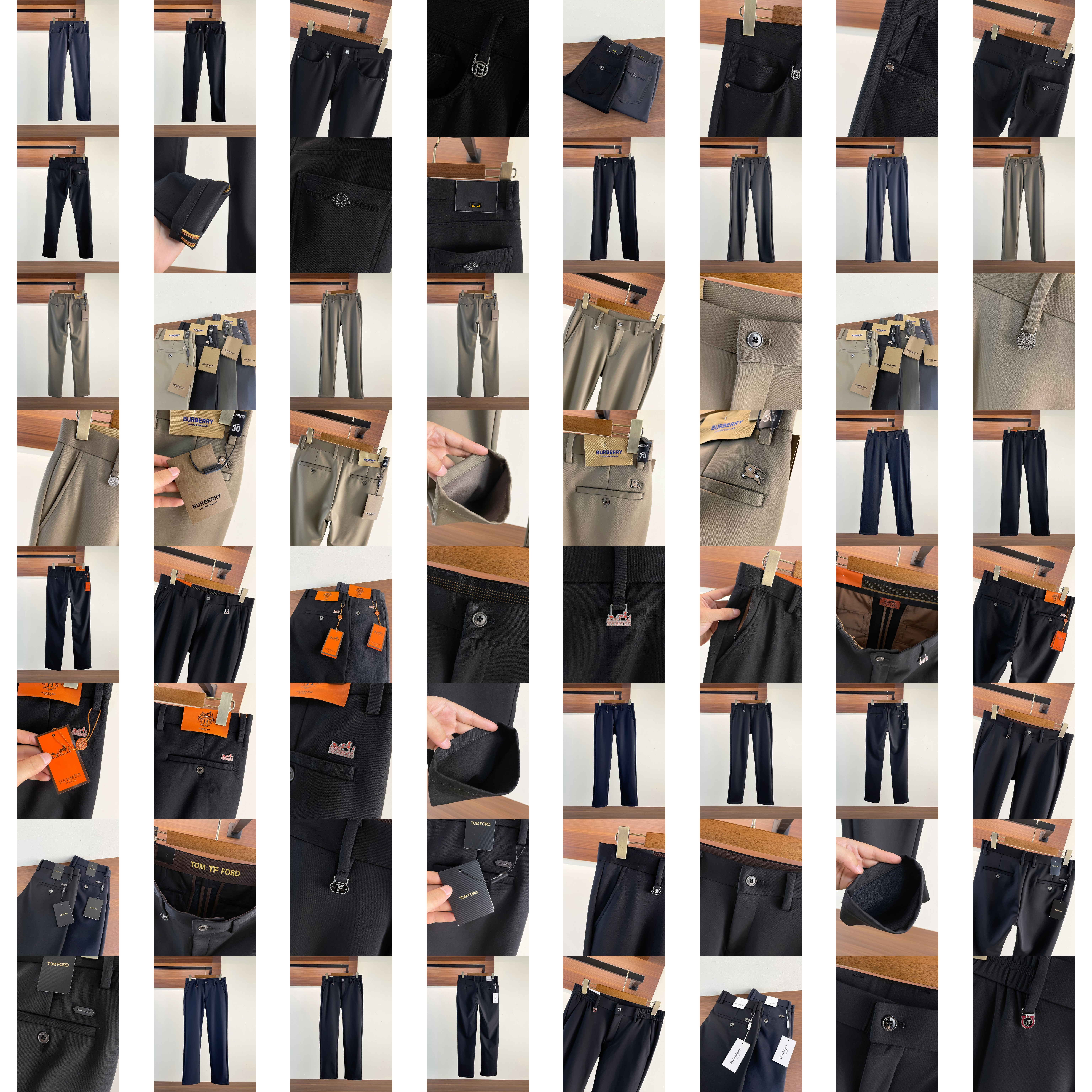 Burberry 26ss LOGO 30-40 35 37.39 Pantaloni eleganti