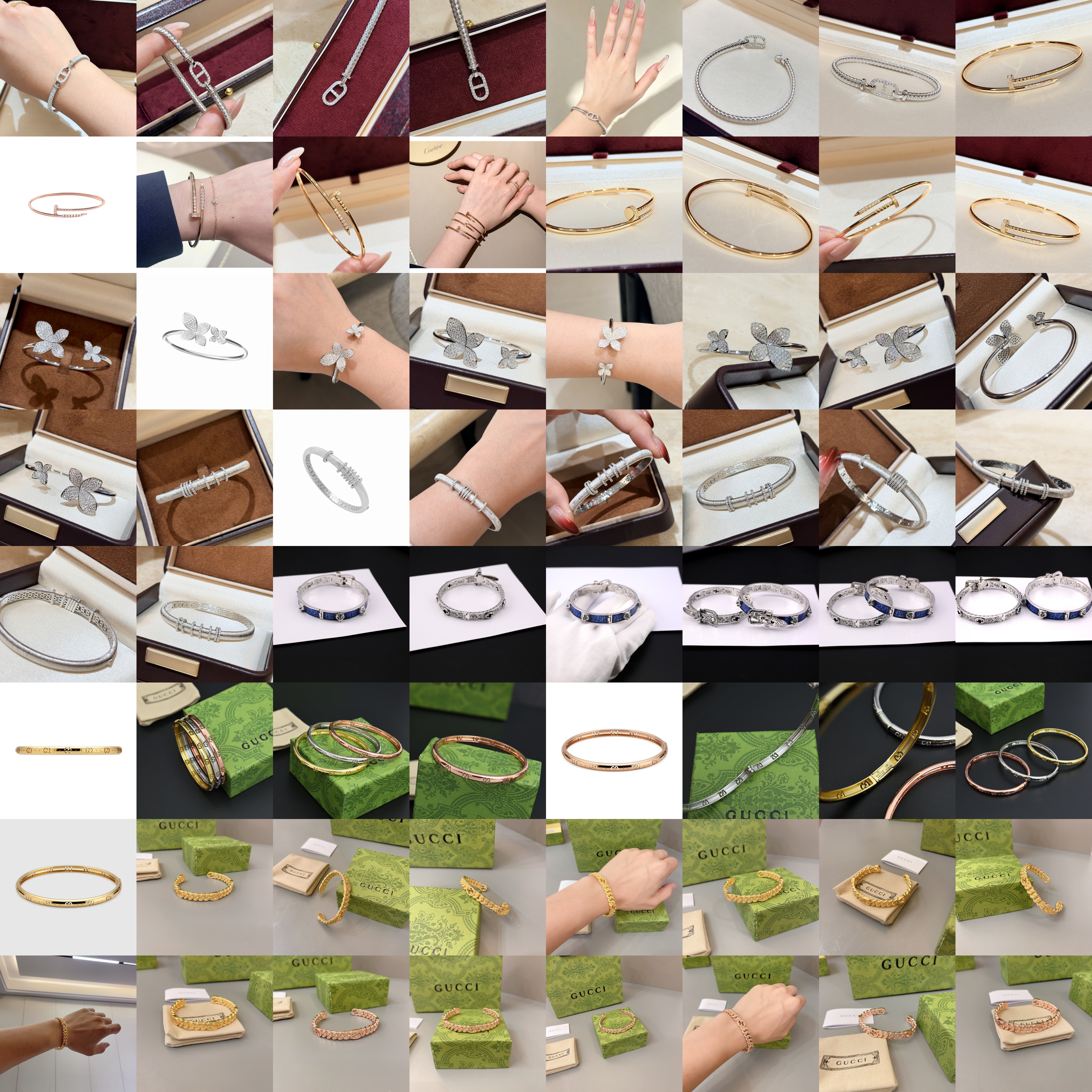 Nuovi bracciali Gucci in tre varianti di colore