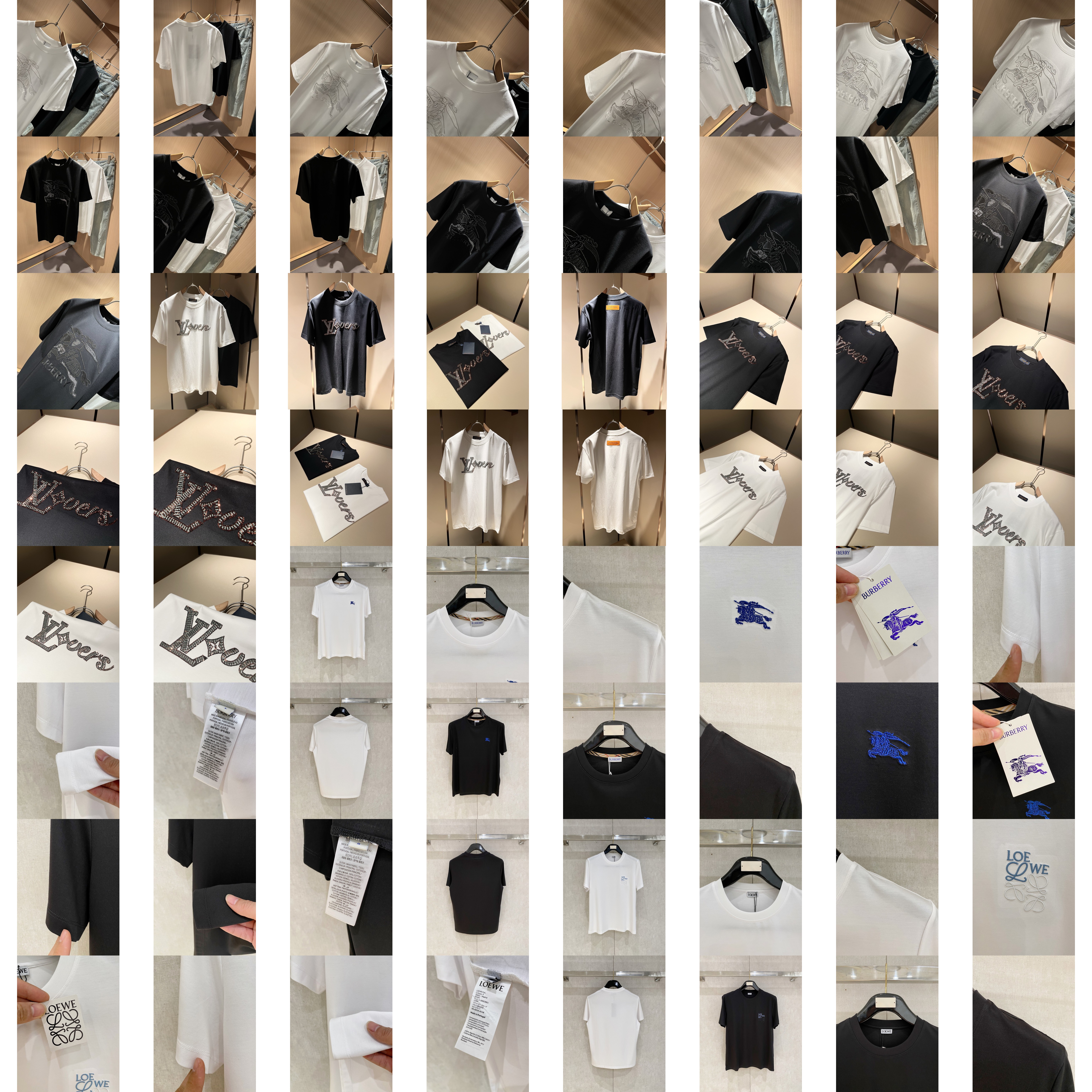 2025 logo 100 . . . . . M-3xL🐸 Burberry Novità Novità Manica corta