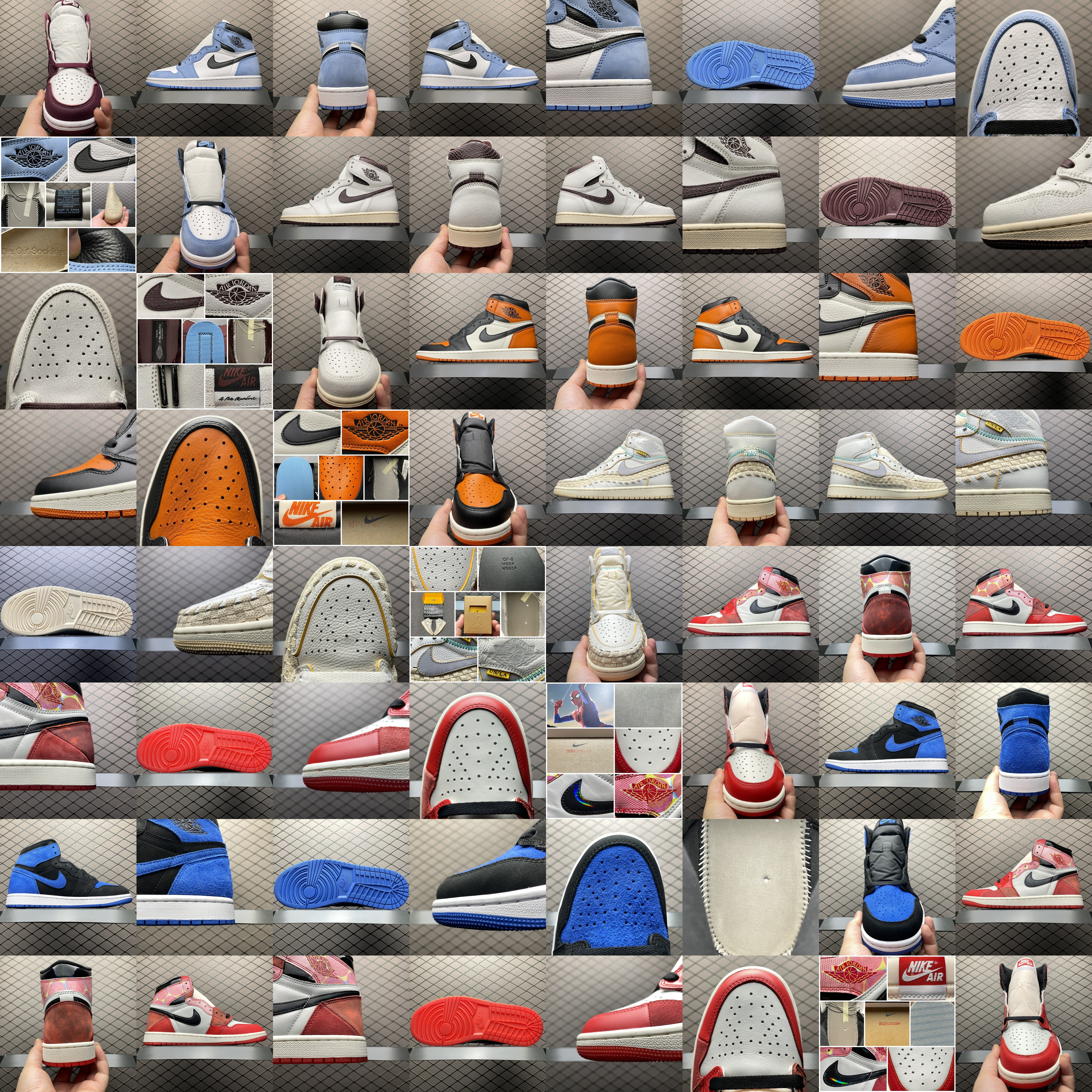 Air Jordan 1 AJ1 555088-005 3D 40.5 41 42 42.5 43 44 44.5 45 46 47.5 50POIU4 Scarpe Scarpe Scarpe Scarpe Scarpe