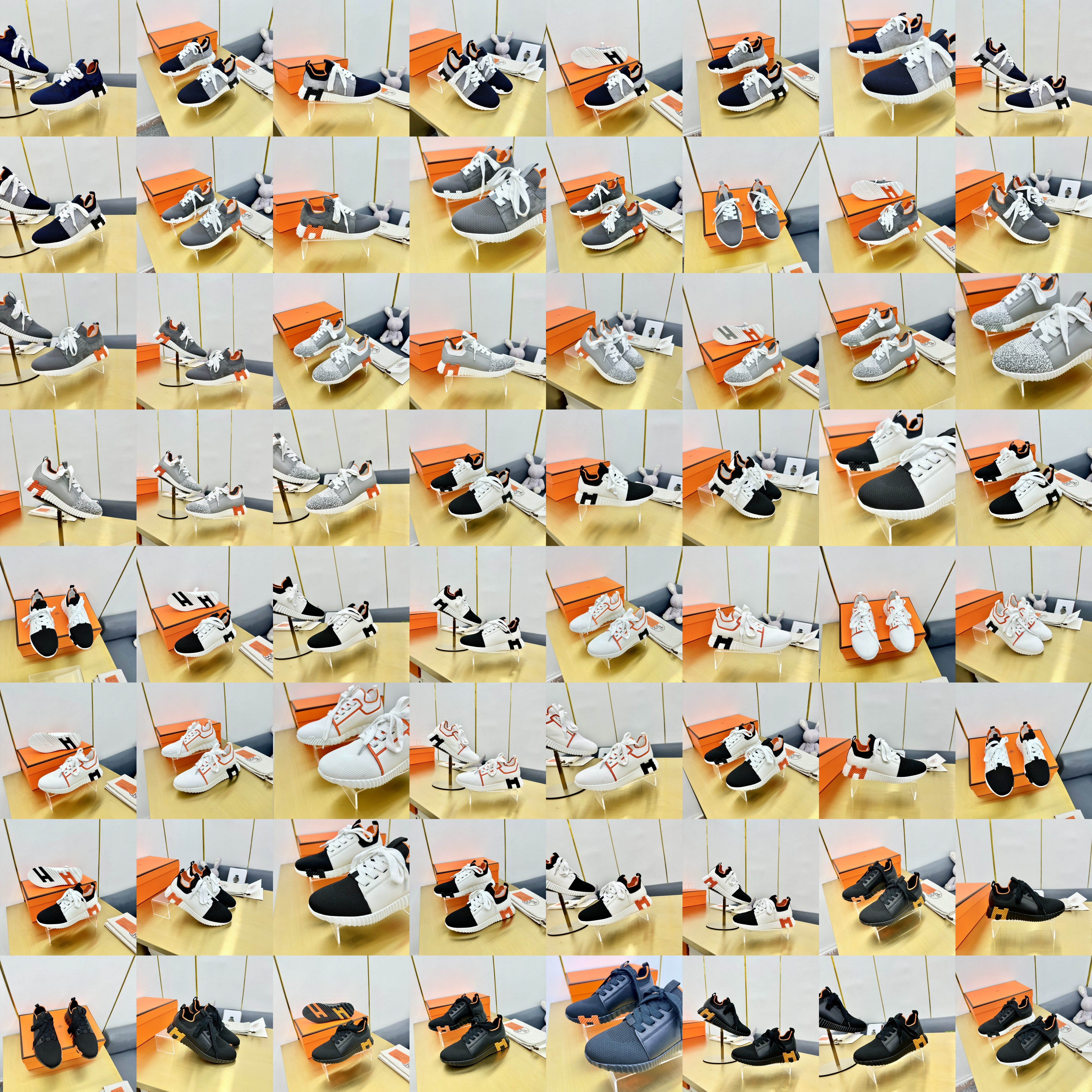 ❤️ ……🐴 Hermes🐴2024 …… ……💯 + 1:1 A - ❶ ➕ ❷ ❸ ❹ ❺ ❻ 💃 35-40 😎 40-44 ❤️ 40.41 39.44 ⭕ Hermes Novità Sneakers