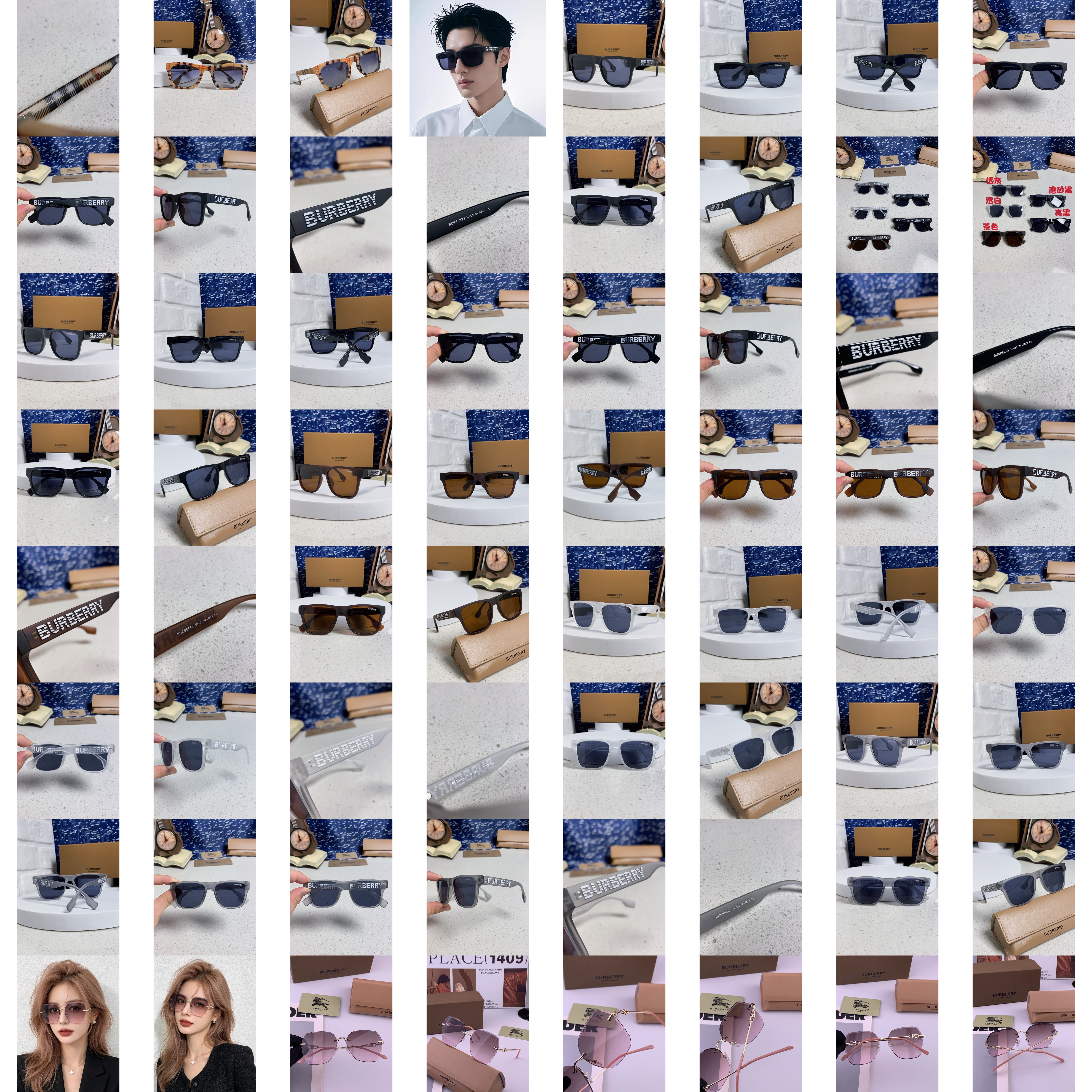 Burberry 2026 Nuovi Arrivi Occhiali da Suola da uomo