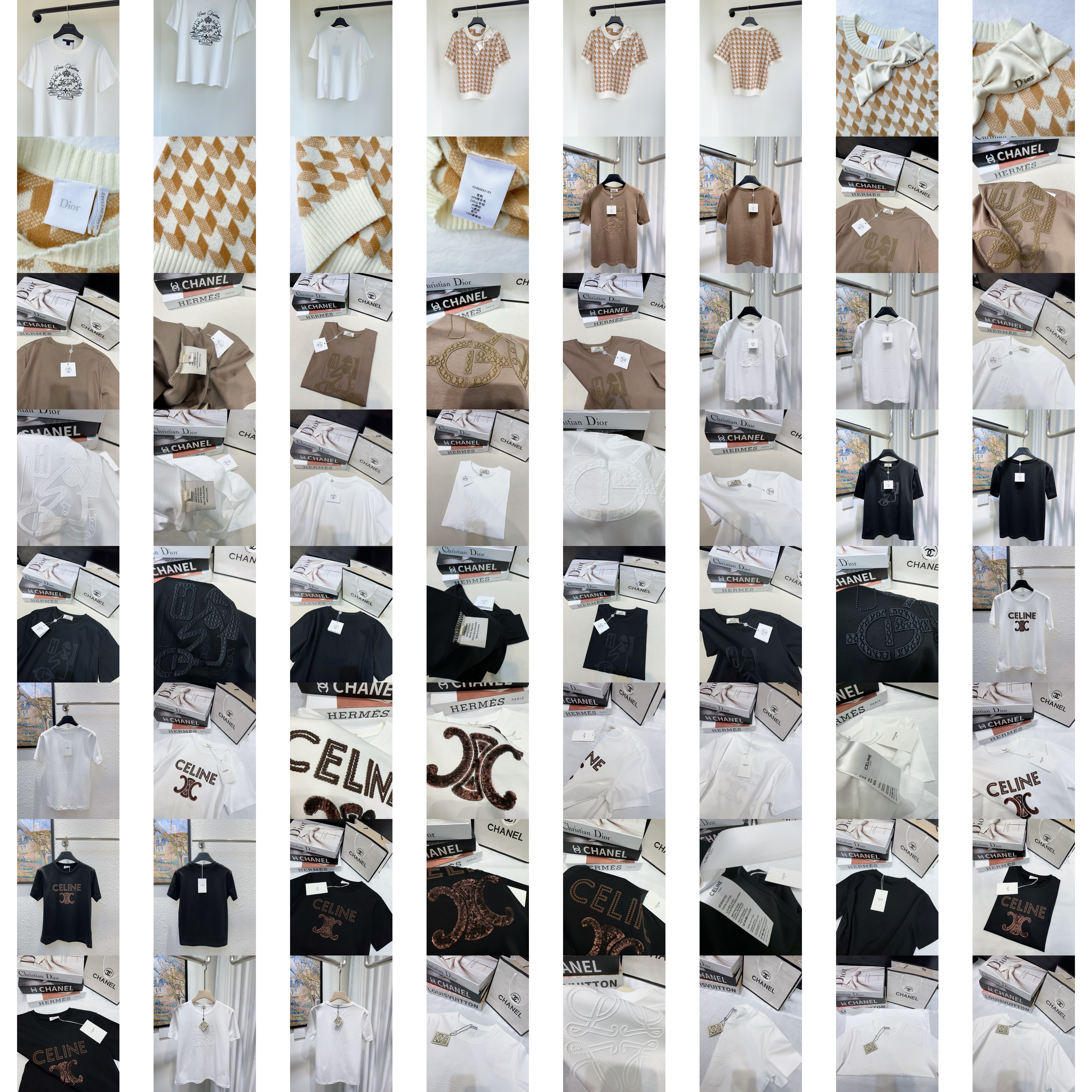 ️Celin logo T S/M/L/XL (M 92 59) Manica corta