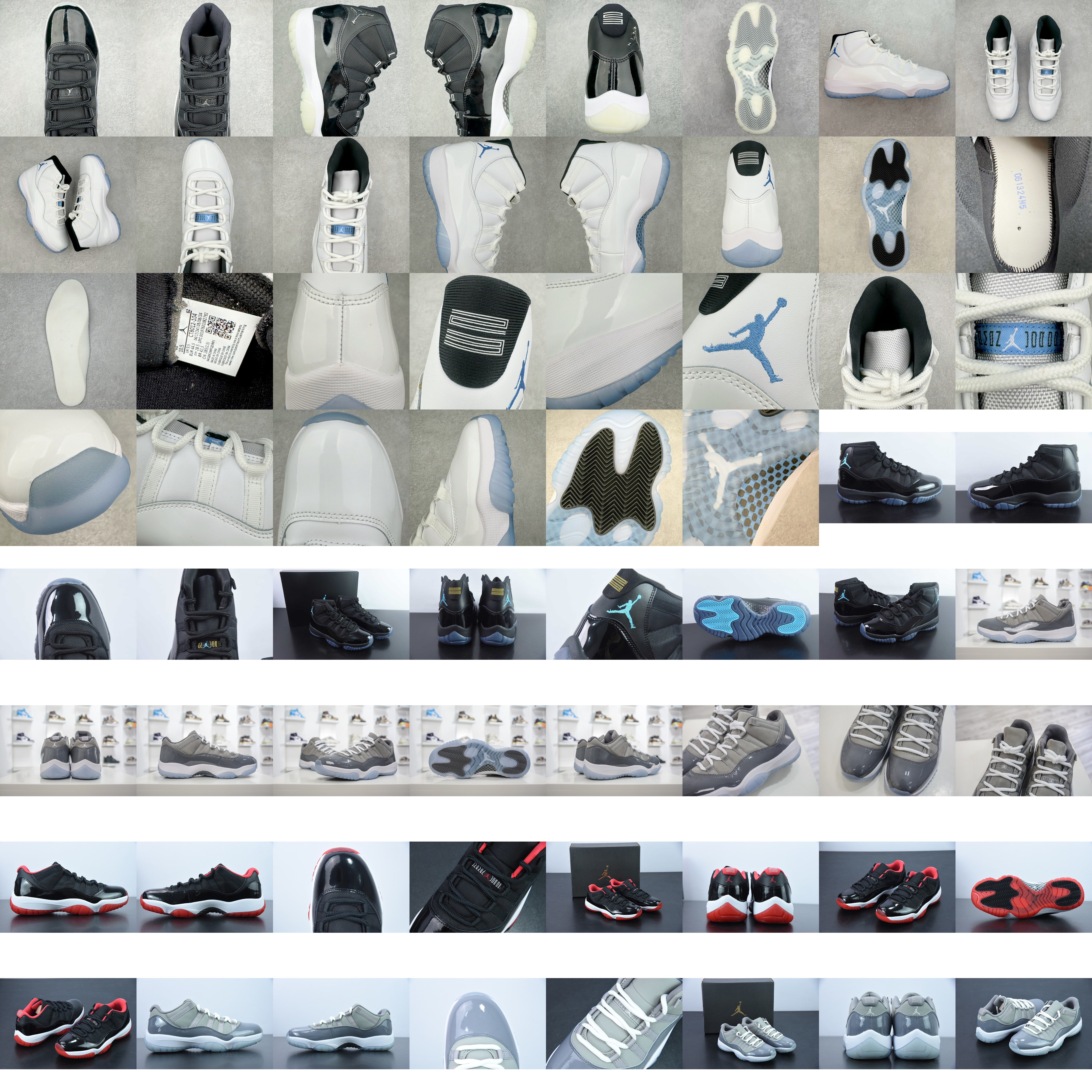Air Jordan AJ11 Retro High \"Legend Blue\" 2024 CT8012-104 AJ11 SZ R QC TAGLIA 40.5 41 42 42.5 43 44 44.5 45 46 47.5 48.5