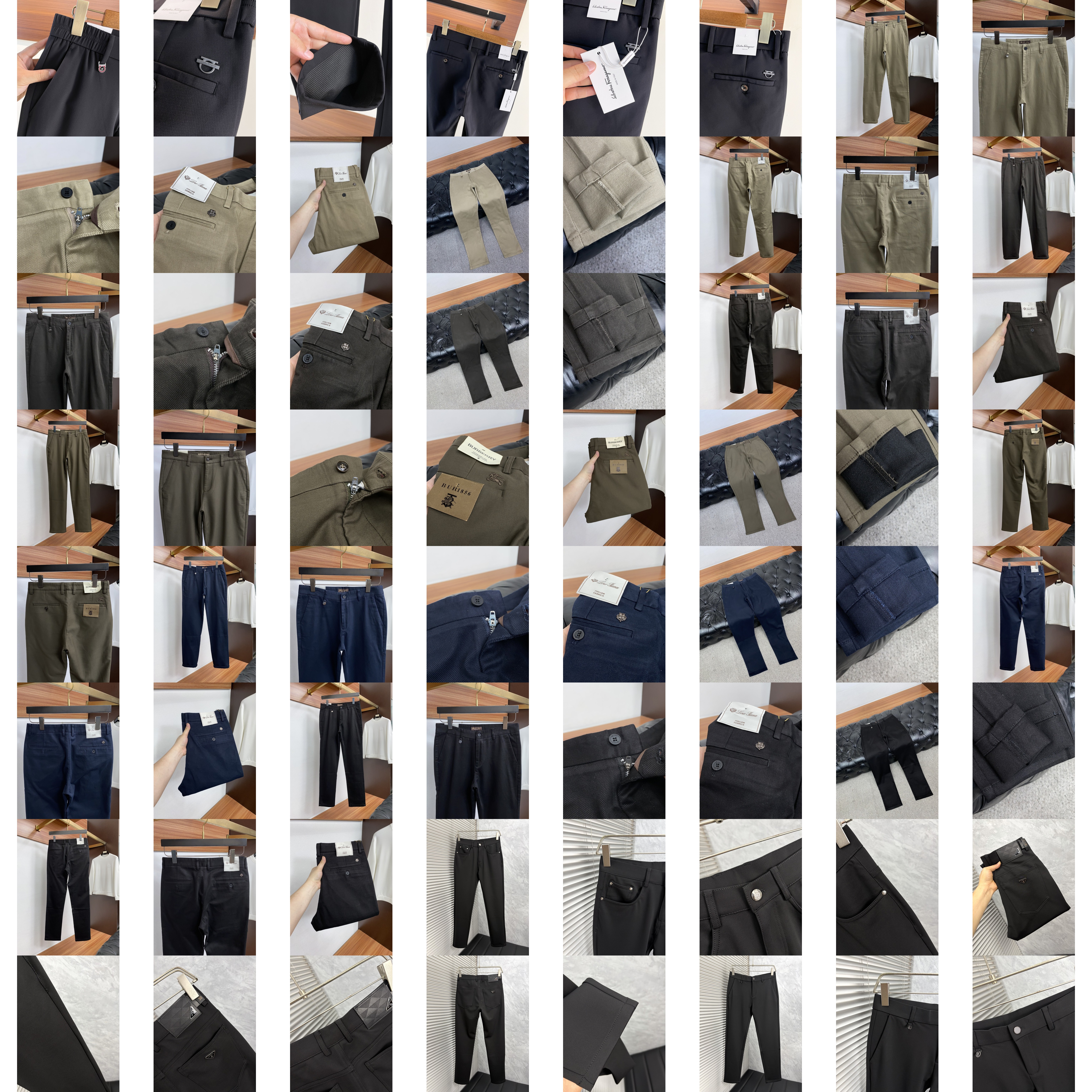 2026 LOGO 29-38 Saint Laurent Nuovi arrivi Pantaloni eleganti Pantaloni casual
