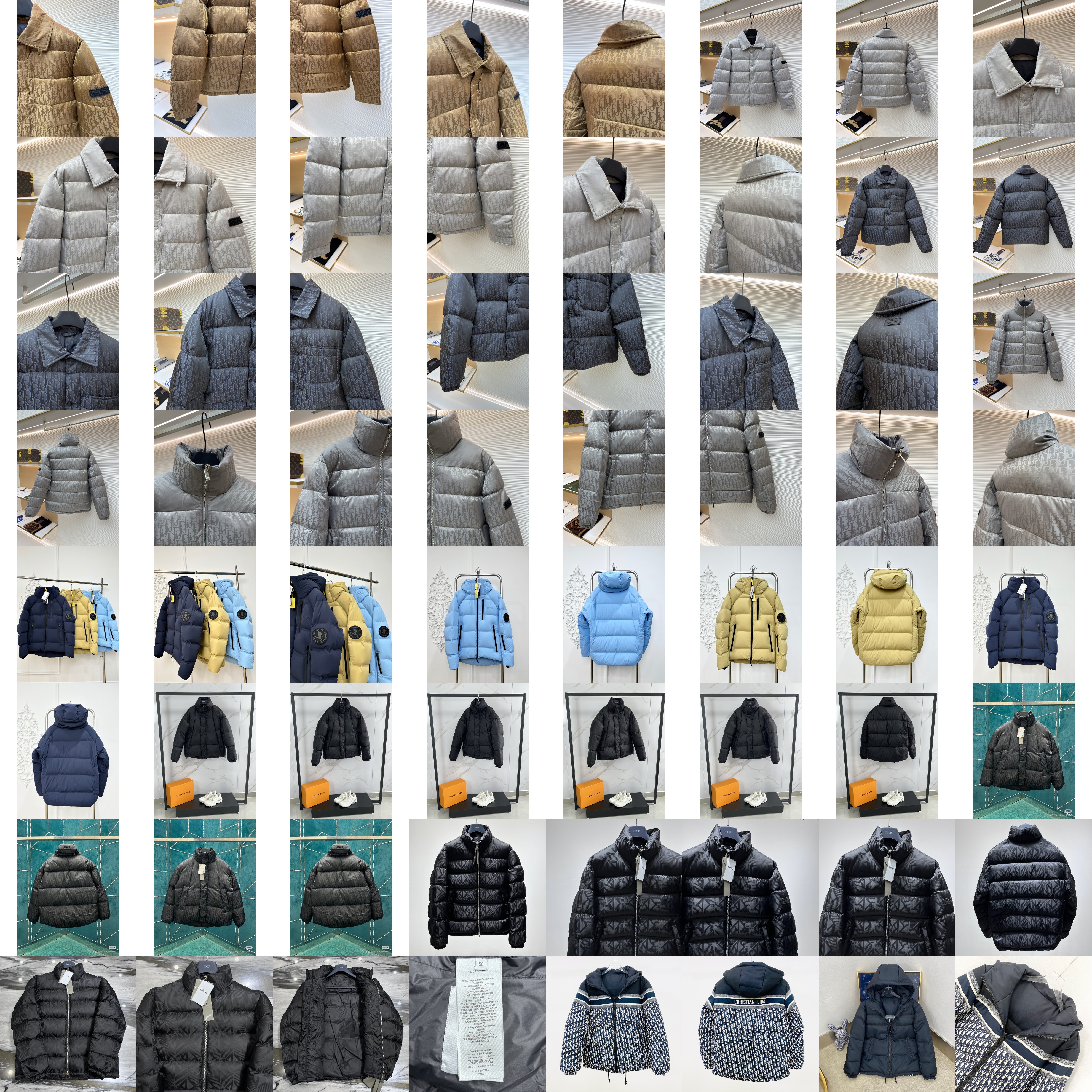 🔝Dior ● 22000 ● 1681510-C95 ● ● ● ● ● 665 ● 46-48-50-52-54 ● Oblique Giacca Piumino Abbigliamento Piumino Piumino