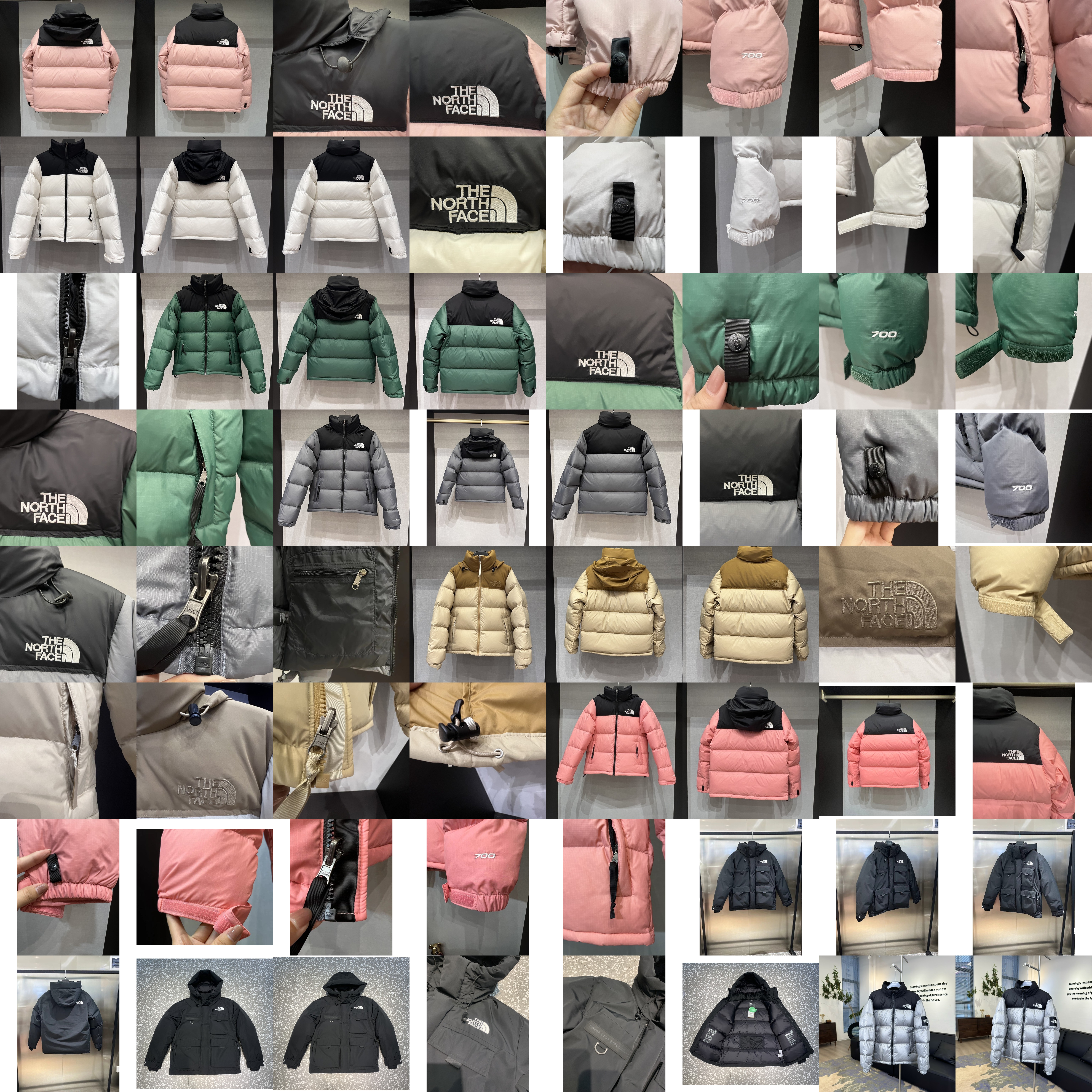 THE NORTH FACE 1996 Piumino con Cappuccio Imbottitura 90/10 Piumino d'Oca 700 RDS Trattamento DWR