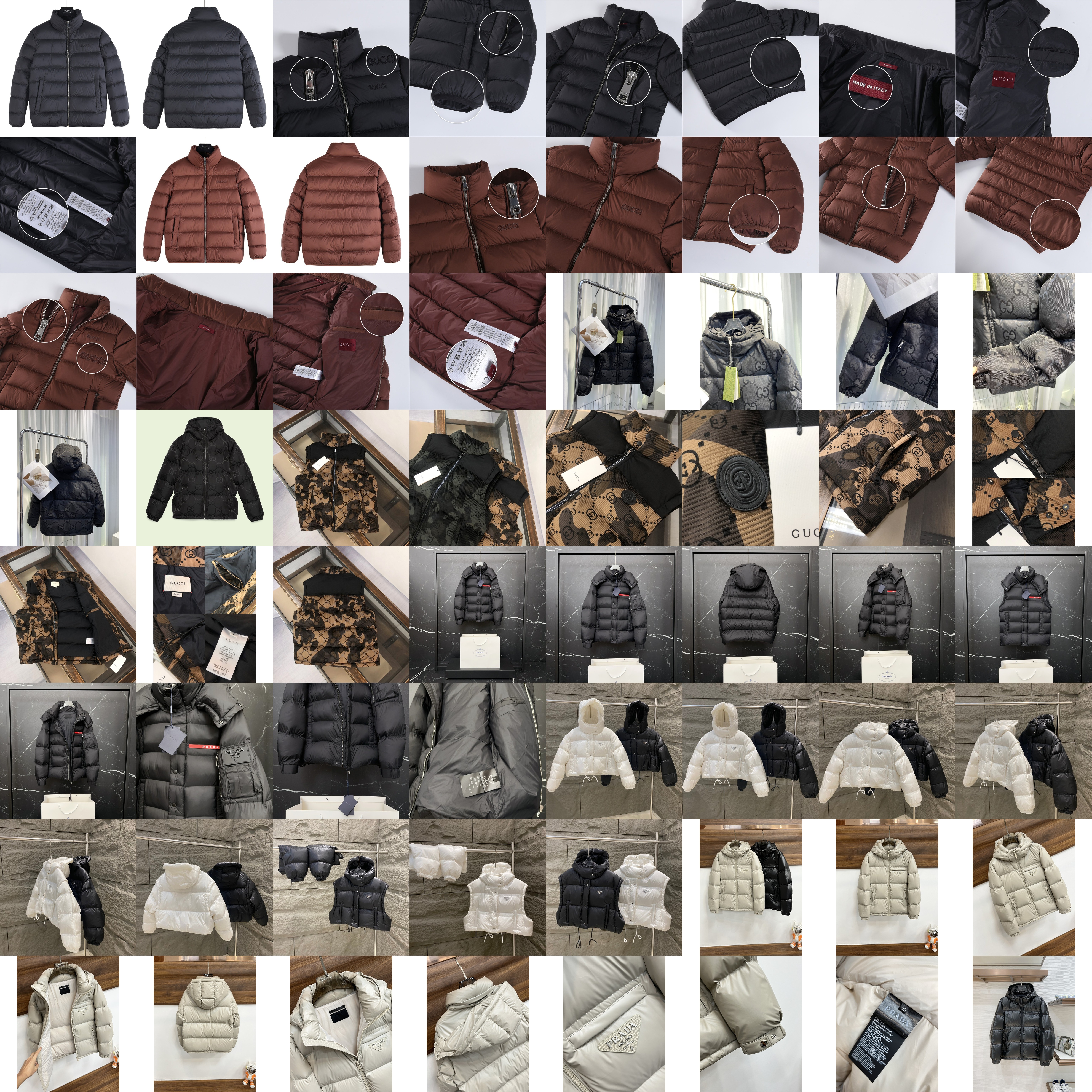 🔝 𝑷𝒓𝒂𝒅𝒂 Prada 𝑭𝑾25 Novità Autunno/Inverno, piumino multifunzione con cappuccio e l'iconica etichetta rossa, indossabile in due modi. Modello unisex. ## 𝑺𝒊𝒛𝒆 𝟰𝟴# 𝟱𝟬# 𝟱𝟮# 𝟱𝟰# 𝟱𝟲# Colori disponibili: Nero, Marrone