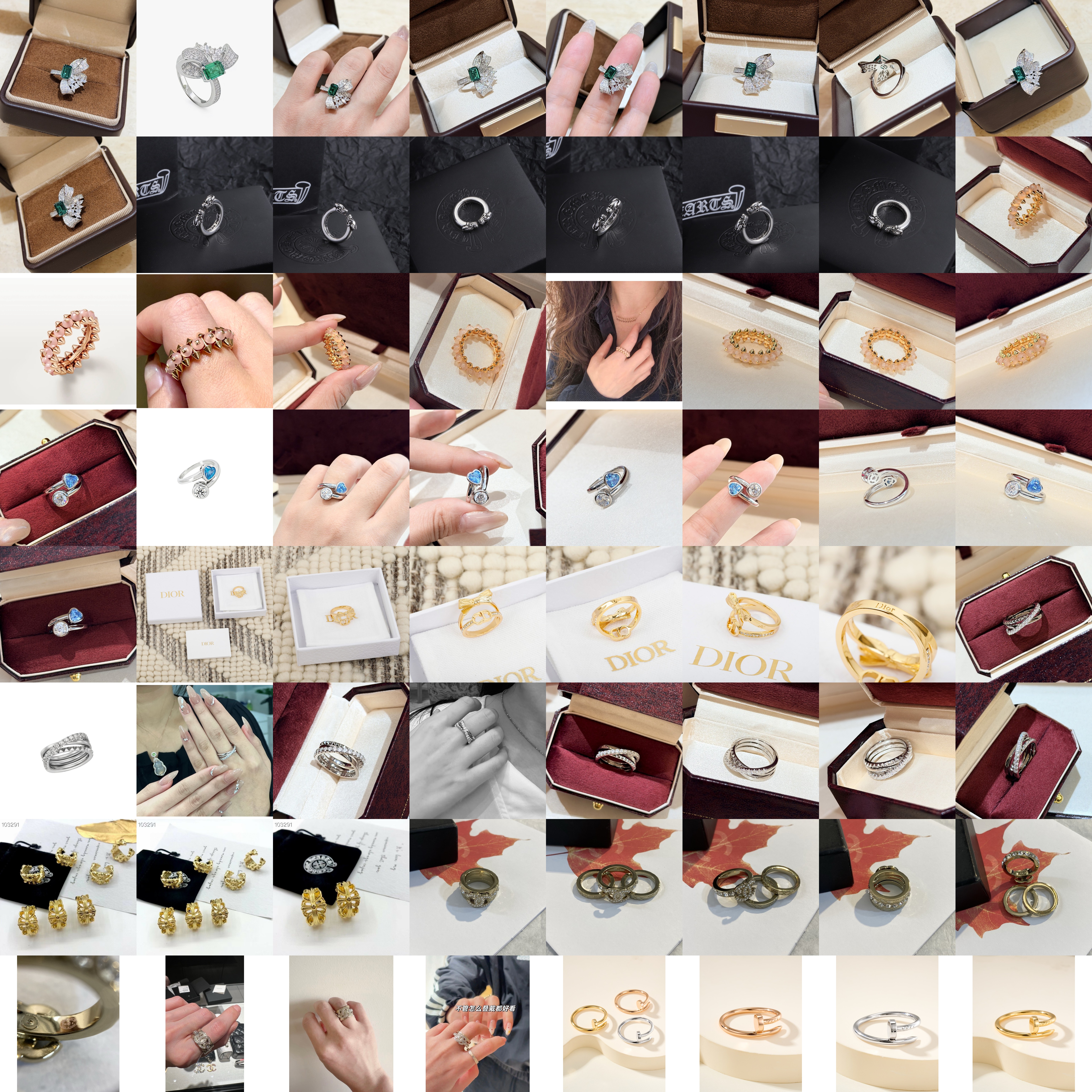 A1055 6/7/8 3 ❗️ 🔥 ❤️ 25P ❗️ 💓 👍🏻👍🏻 N 😍😍 💯 ~ ~ ❤️‍🔥 coco crush 🤩🤩 Anello Anello