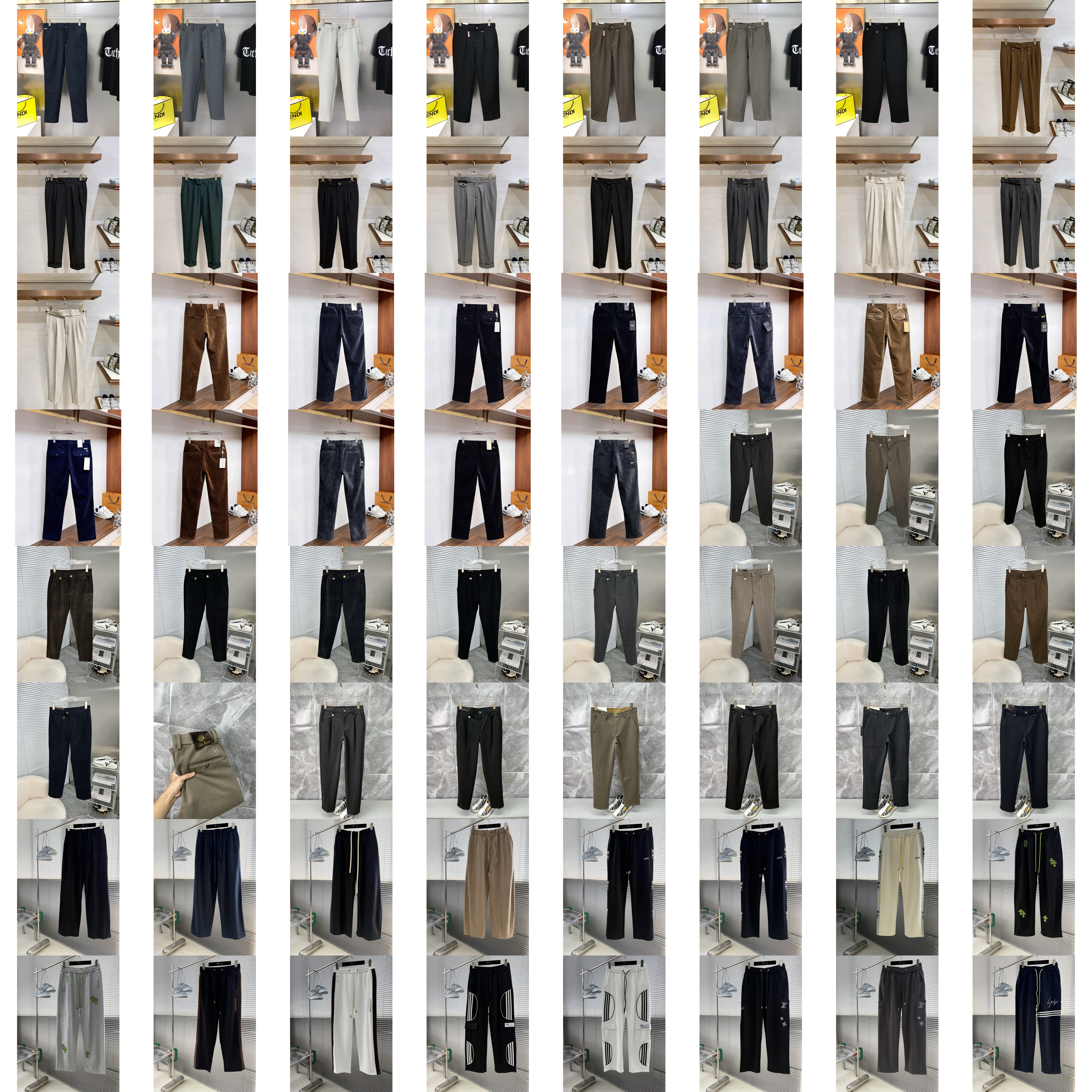 Balenciaga —— Logo T + Pantaloni Scarpe Sneakers Scarpe eleganti Pantaloni casual